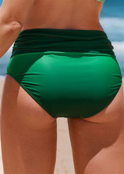 Ombre Criss Cross Green Bikini Top | Rosewe.com - USD $22.98