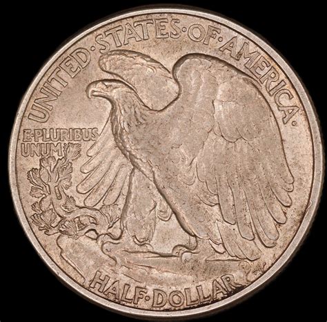 Stany Zjednoczone Ameryki. 1942 1/2 Dollar Walking Liberty Silver ...