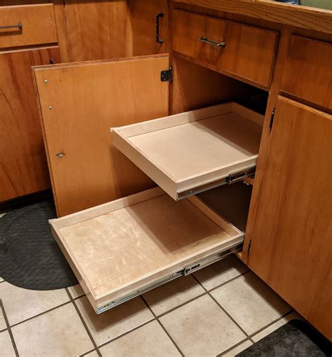 Pull Out Kitchen Cabinet Shelves | Made To Fit Shelves That Slide Out