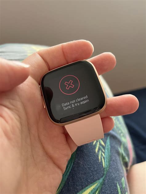 How do I fix the “data not cleared sync & try again” error on a brand ...