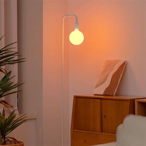 ONEWISH Floor Lamp for Living Room - Minimalist Standing Lamp with ...