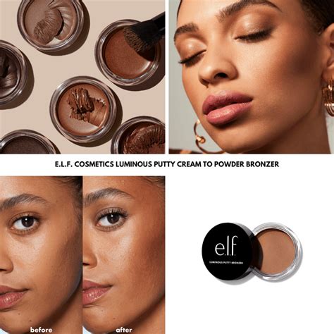 E.L.F. Cosmetics Luminous Putty Cream to Powder Bronzer - BeautyVelle ...