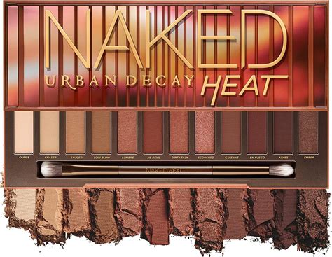 Urban Decay Naked Heat paleta de sombras de ojos 12 tonos fórmula ...