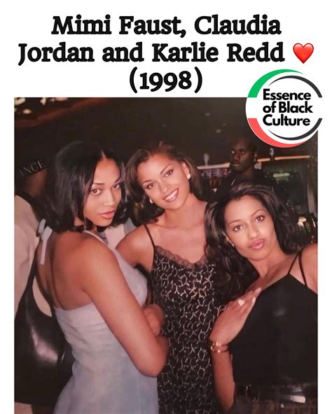 Dwayne 'Diamond K' Williams | Mimi Faust, Claudia Jordan and Karlie Redd ️(1998) | Instagram