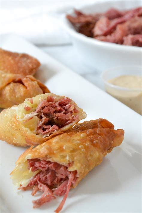 Corned Beef & Cabbage Egg Rolls - Southern Made Simple