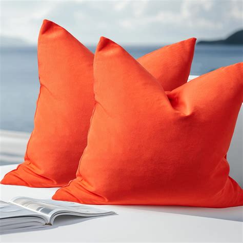 Amazon.com: Polyaround Waterproof Outdoor Pillows, Feather and Down ...