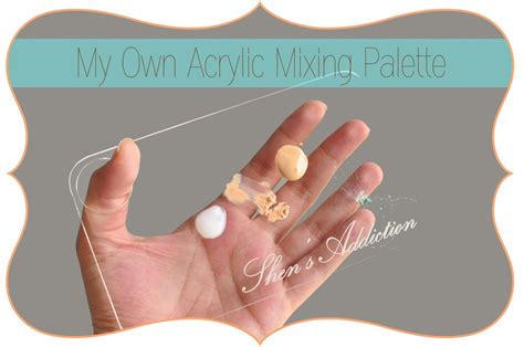 Makeup Artistry Essential: Acrylic Mixing Palette - Shen's Addiction