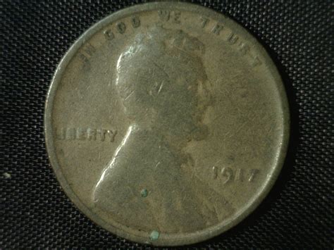 USA 1 Cent Lincoln Wheat 1917 GD4/AG3 - For Sale, Buy Now Online - Item ...