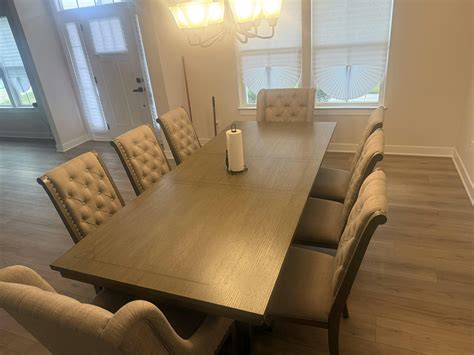 Vermillion Gray Cashmere Extendable Dining Set - Luna Furniture