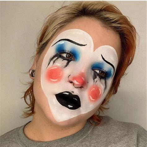 Heart Clown Makeup - Festival Makeup Inspiration