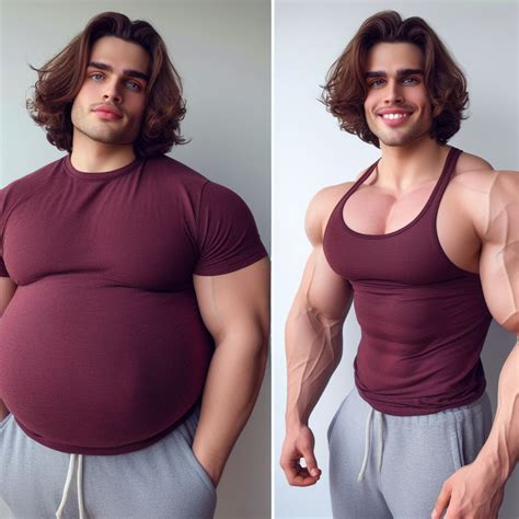 Male Weight Gain Before And After