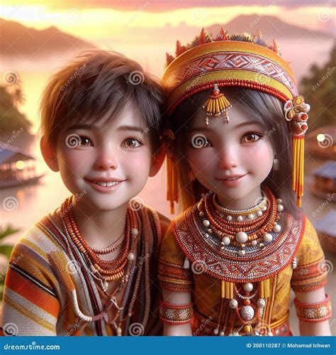 The Rays of Twilight between Three Friends of Indonesia S Bajau Tribe ...