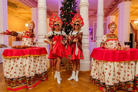 Вечеринка в русском стиле по современному | Корпоратив в русском стиле