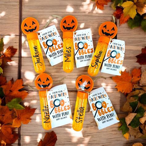 Kids Halloween Party Favors, Halloween Bubbles, Halloween Classroom ...