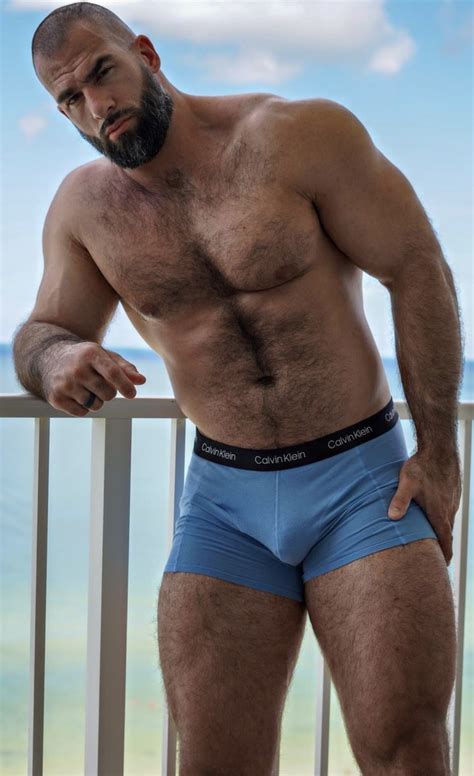 Fit Hairy Men — Gorgeous Nick Pulos shows off his little head