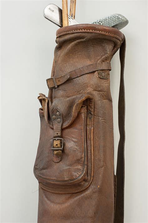 Antique Leather Pencil Golf Bag, circa 1900 at 1stDibs | vintage ...