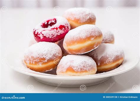 Fat Tuesday Paczki With A Masquerade Mask Royalty-Free Stock ...