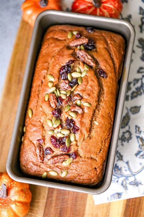 Pumpkin Greek Yogurt Bread - The Baking ChocolaTess