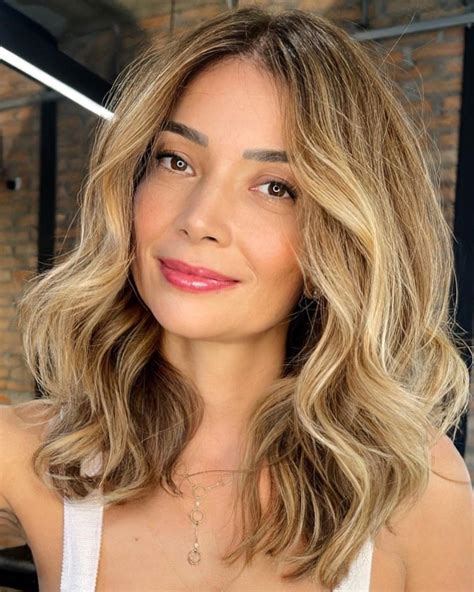 Wavy Lob Haircut Thick Hair