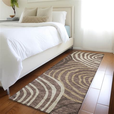 Addison Rugs Chantille Indoor/Outdoor Transitional Swirls Fudge ...