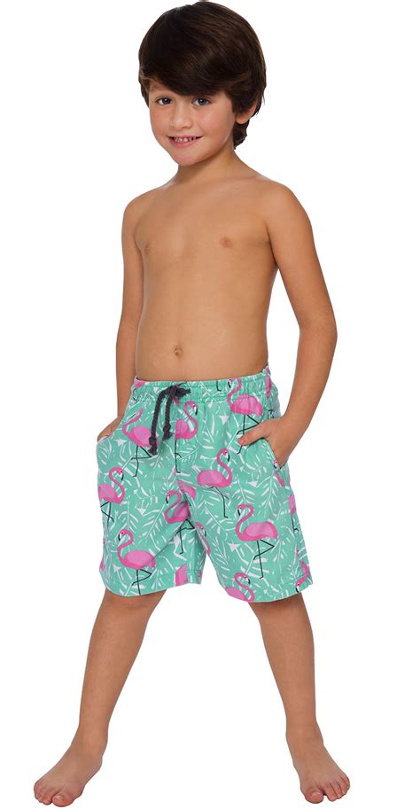 INGEAR Little Boys Quick Dry Beach Board Shorts Kids Swim Trunk ...