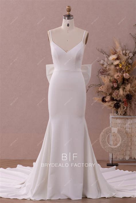 Crepe Wedding Dresses | Brydealo