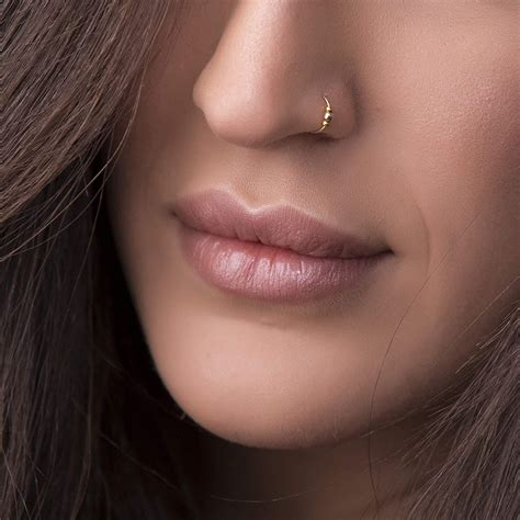 Thin Gold Nose Ring 24 Gauge 14k Gold Filled Nose Piercing - Etsy Australia