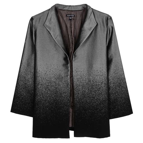 Shimmering Phantom Boucle Jacket - Eileen Fisher Renew