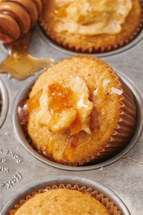 Sweet Honey Cornbread Muffins - A Full Living