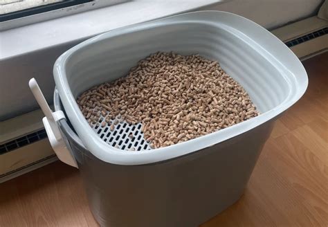 Pine Pellet Sifting Cat Litter Box at Angela Bates blog