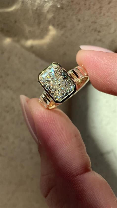 Elongated Cushion Cut Engagement Ring in 2024 | Elongated cushion cut ...