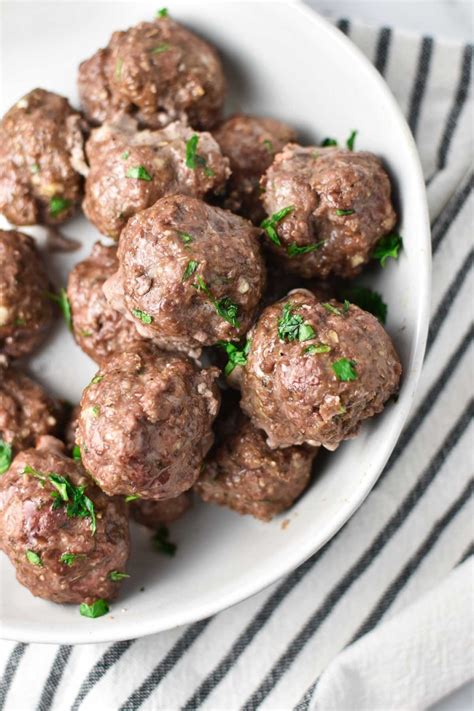Meatballs without Breadcrumbs - The Dizzy Cook