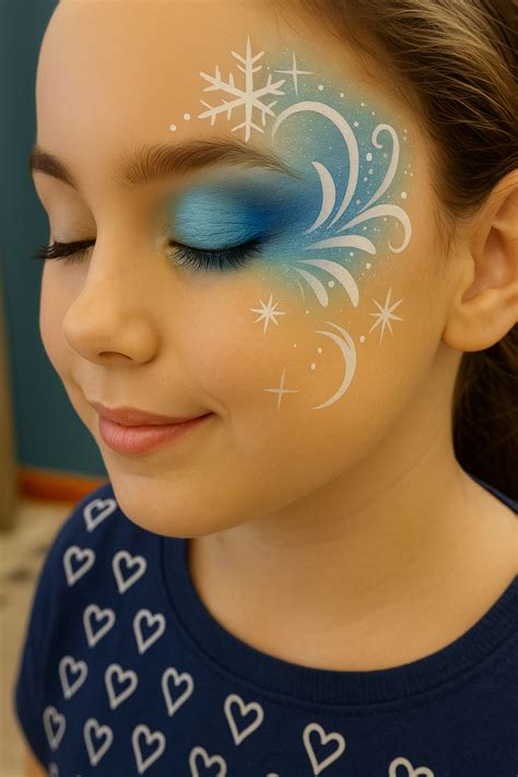 Frozen paint in 2025 | Face painting easy, Girl face painting, Face ...