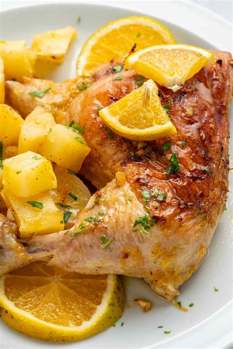 Roast Chicken Quarters With Potatoes at Juliana Stclair blog
