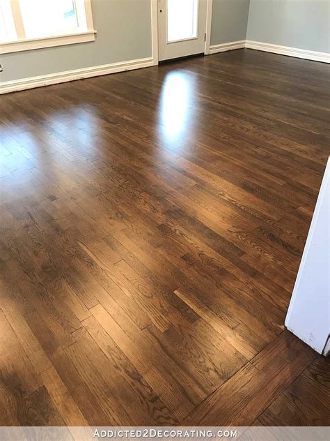 My newly refinished red oak hardwood floors – Artofit