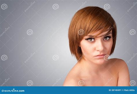 Close Up Portrait of Beautiful Young Naked Girl Stock Image - Image of ...