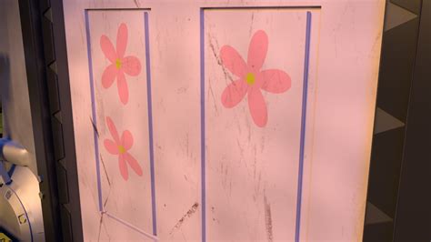 Printable Monsters Inc Boo's Door Flowers