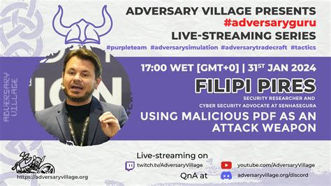 Filipi Pires | Adversary Guru livestream series | Adversary Village