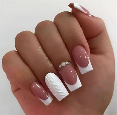 30 Stunning Pink And White Nail Designs To Make You A Beauty Queen ...