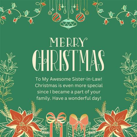 70 Christmas Wishes for Sister-in-Law 2025 - Quotes Square