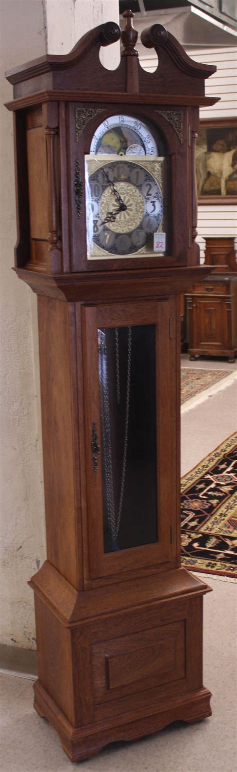 Lot - CUSTOM CRAFTED ROSEWOOD GRANDFATHER FLOOR CLOCK
