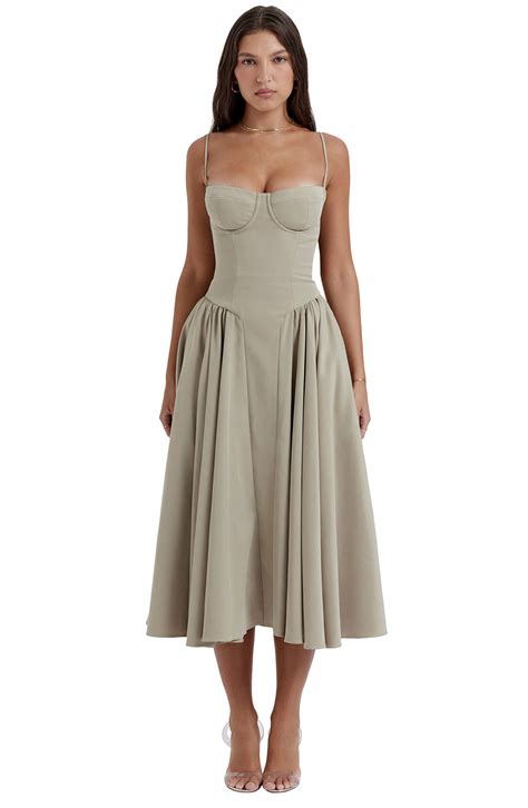 HOUSE OF CB Samaria Corset Fit & Flare Dress | Nordstrom