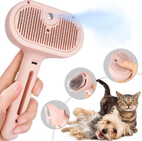 Amazon.com: 2-in-1 Wet Cat Brush: Water-Infused Pet Hair Removal Comb ...