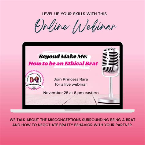 Online Class - Beyond Make Me (Ethical Bratting) November 28 at 8 pm ...