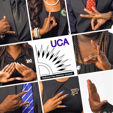 NPHC Greek hand signs @uca_nphc | Sorority and fraternity, Sigma gamma ...