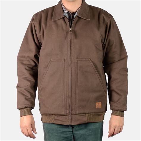Ben Davis Men's Sherpa Lined Canvas Work Jacket - Walmart.com