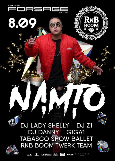 RnB Boom. Dj NAMTO (FRANCE), 8 сентября, Forsage – Афиша событий Киева ...