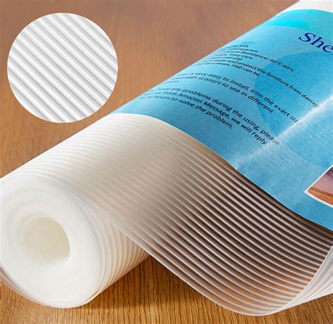 Amazon.com - Plast-O-Mat Ribbed Shelf Liner, Clear, 12" x 25'