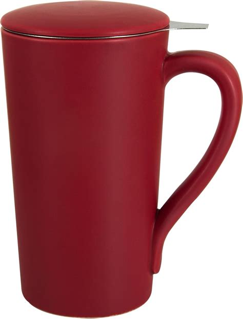 Amazon.com: YINUOWEI Tea Cup with Infuser and Lid, 20oz Tea Infuser Mug ...