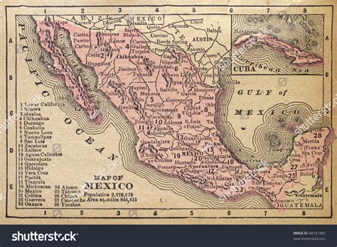 2,401 Old map mexico Images, Stock Photos & Vectors | Shutterstock
